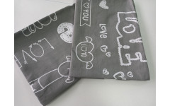 Наволочка Написи Бязь Люкс MERISET