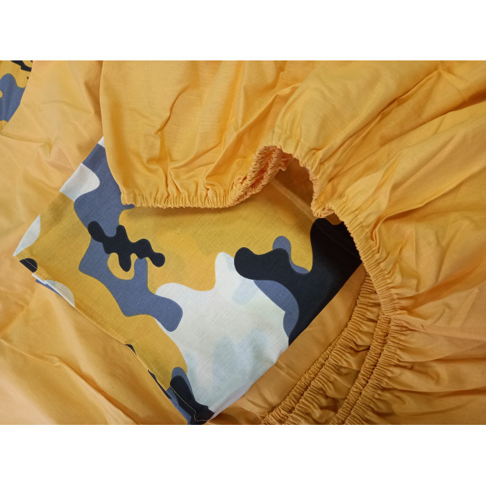 Постільна білизна Камуфляж жовтий Ранфорс MERISET