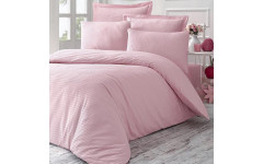Постільна білизна LIGHT PINK Elite Сатин страйп MERISET