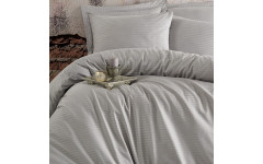 Постільна білизна SOFT GRAY Elite Сатин страйп MERISET