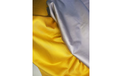 Постільна білизна ДУЕТ GOLDEN/TRUE GREY Premium Сатин однотон MERISET