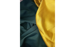 Постільна білизна ДУЕТ ROYAL GREEN/GOLDEN Premium Сатин однотон MERISET Постільна білизна ДУЕТ ROYAL GREEN/GOLDEN Premium Сатин однотон MERISET