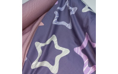 Підліткова постільна білизна Фіолетові зірки Сатин MERISET