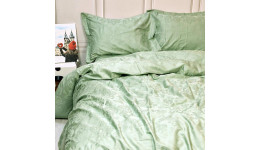Постільна білизна GREEN FOG DAMASK Жакард MERISET