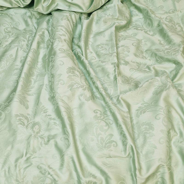 Постільна білизна GREEN FOG DAMASK Жакард MERISET
