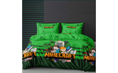 Постільна білизна MINECRAFT зелений Бязь Люкс MERISET