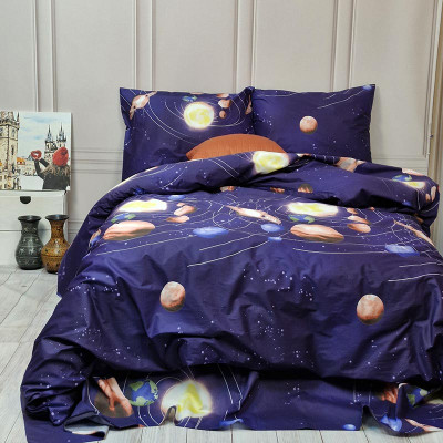 Постільна білизна Планети Сатин MERISET