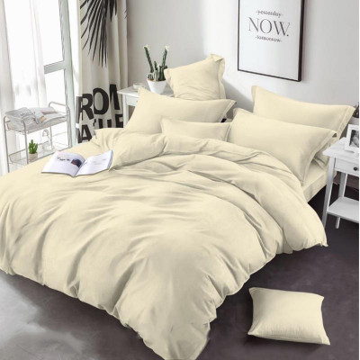 Постільна білизна Молочна однотонна Бязь MERISET