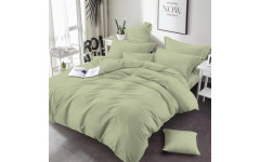 Постільна білизна Світлий хакі однотонна Бязь MERISET