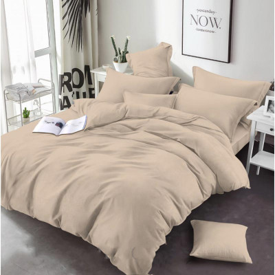 Постільна білизна Бежева однотонна Бязь MERISET