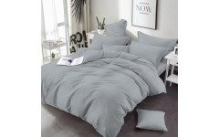 Постільна білизна Сіра однотонна Бязь MERISET