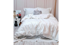 Постільна білизна Жакард WHITE ELEGANT сатин MERISET