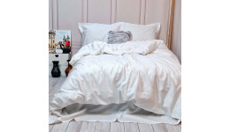 Постільна білизна Жакард WHITE ELEGANT сатин MERISET Постільна білизна Жакард WHITE ELEGANT сатин MERISET