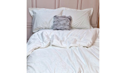Постільна білизна Жакард WHITE ELEGANT сатин MERISET Постільна білизна Жакард WHITE ELEGANT сатин MERISET