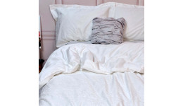 Постільна білизна Жакард WHITE ELEGANT сатин MERISET Постільна білизна Жакард WHITE ELEGANT сатин MERISET