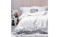 Постільна білизна Жакард WHITE ELEGANT сатин MERISET