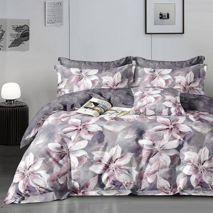 Постільна білизна Бязь Люкс Рожева квітка MERISET Постільна білизна Бязь Люкс Рожева квітка MERISET