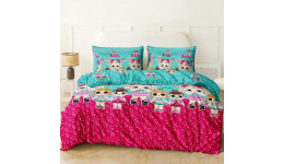 Постільна білизна Бязь Люкс Рожева Лол MERISET
