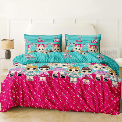 Постільна білизна Бязь Люкс Рожева Лол MERISET