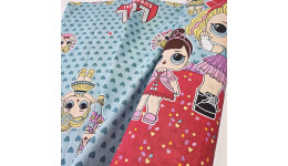 Постільна білизна Бязь Люкс Рожева Лол MERISET