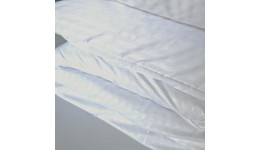 Постільна білизна Мікрофібра Біла страйп ГОТЕЛЬ MERISET