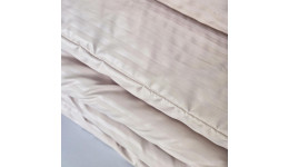 Постільна білизна Мікрофібра Бежева страйп ГОТЕЛЬ MERISET