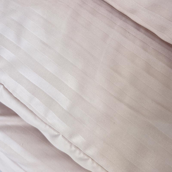 Постільна білизна Мікрофібра Бежева страйп ГОТЕЛЬ MERISET