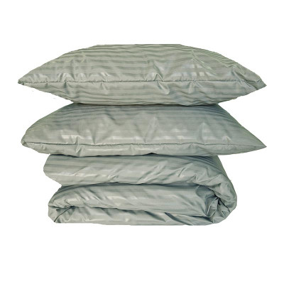 Постільна білизна Мікрофібра Ментол страйп ГОТЕЛЬ MERISET