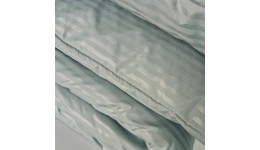 Постільна білизна Мікрофібра Ментол страйп ГОТЕЛЬ MERISET