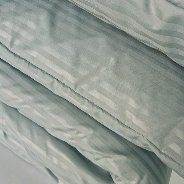 Постільна білизна Мікрофібра Ментол страйп ГОТЕЛЬ MERISET